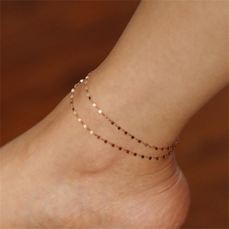 Women's Stainless Steel Anklets - Non-Fading & Durable