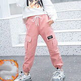 Teenager Middle School Children Workwear Leggings Trousers