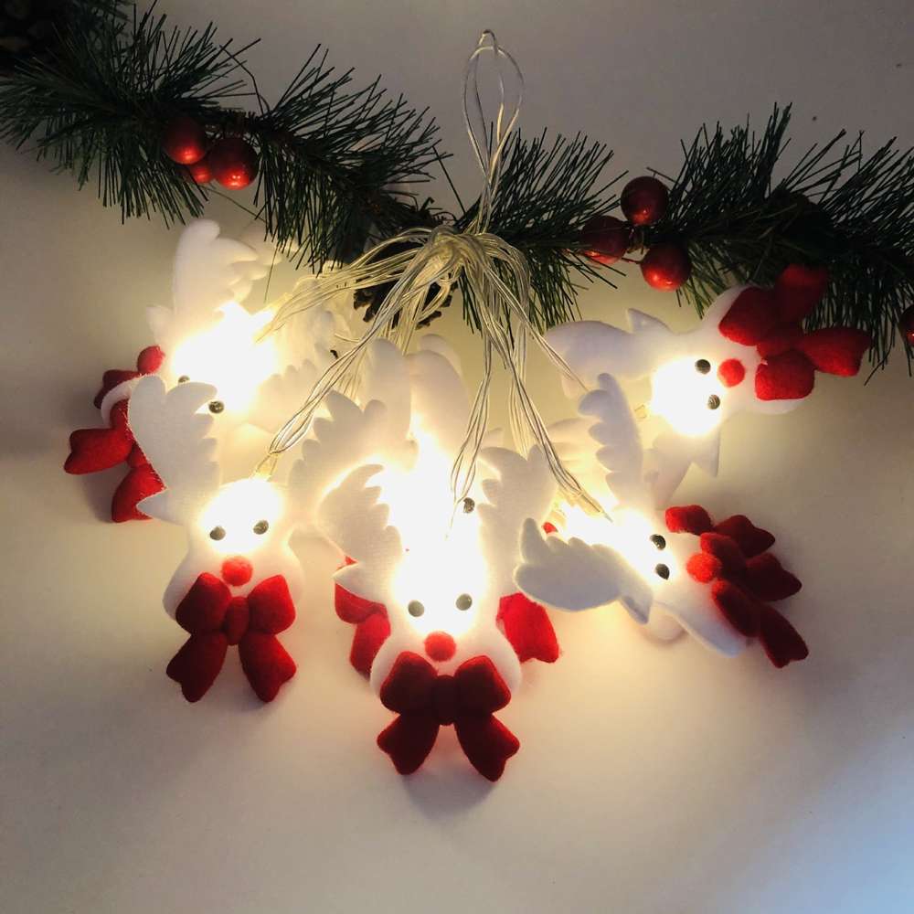 Christmas Snowman LED Light String Elk - Minihomy