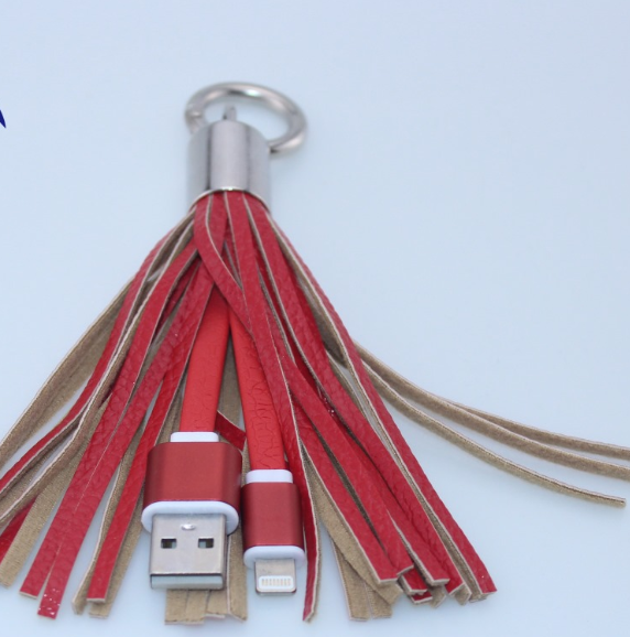 Compatible With Tassel Keychain Data Cable