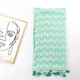 Baroque Geometric Printed Silk Scarf - Minihomy