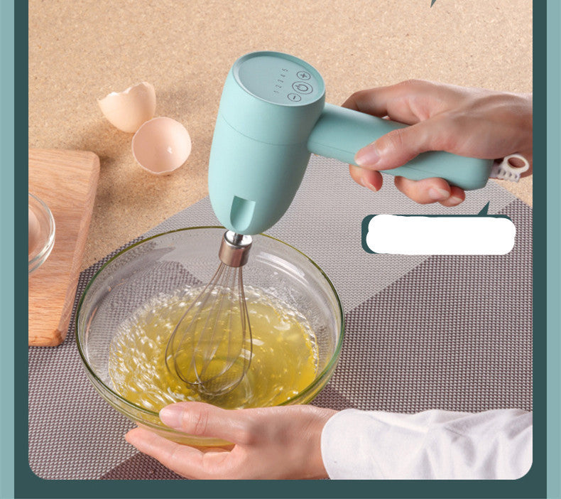 Kitchen New Three-in-one Wireless Electric Egg Beater Handheld Baking Tool - Minihomy