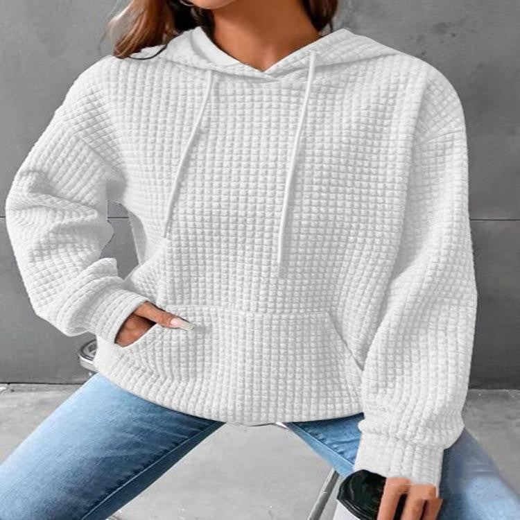 Women's Loose Casual Solid Color Long-sleeved Sweater