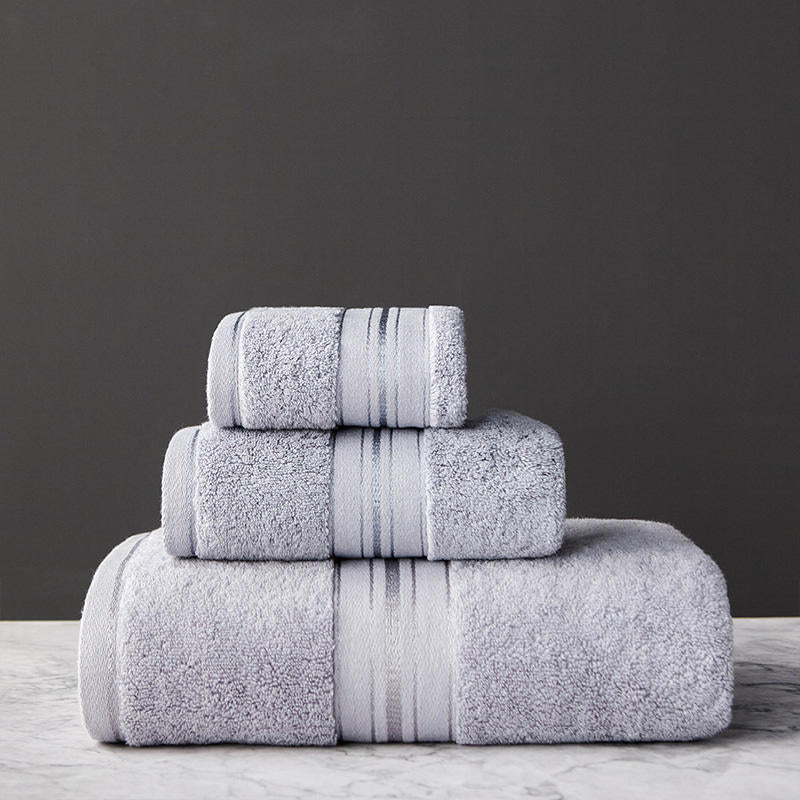 Egyptian Cotton Towel Set Bath Towel And Face Towel Soft Comfortable Bathroom Towel