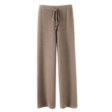 Women's Autumn And Winter Drape Knit Wide-leg Pants