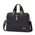 Men's Business Casual Oxford Cloth Handheld One Shoulder Canvas Briefcase - Minihomy