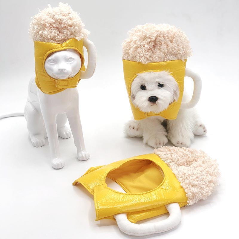 Pet Hat Dog Headdress Cosplay Turned Into Beer Hat - Minihomy