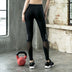 Fitness gym training pants tight waist high elastic pants feet running - Minihomy