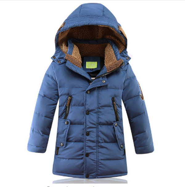 Big Boys Warm Winter Down Coat Thickening Outerwear - Minihomy