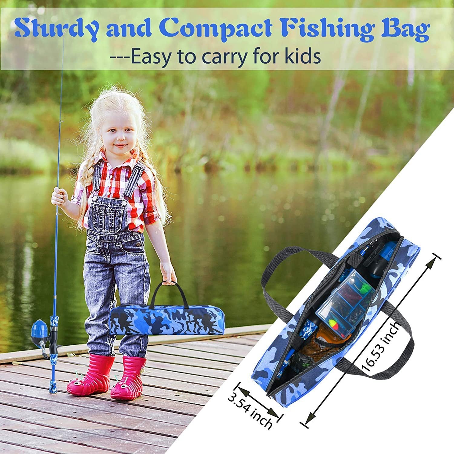 Kids' Fishing Set: Rods, Reels & Tackle for Outdoor Fun