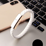 Bracelet Charger USB Charging Cable - Wearable Data Cable for iPhone 14, 13 Max, and Android Devices