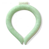 Neck Cooling Ring Ice Cushion Tube Heatstroke Prevention Cooling Tube Ice Reusable Neck