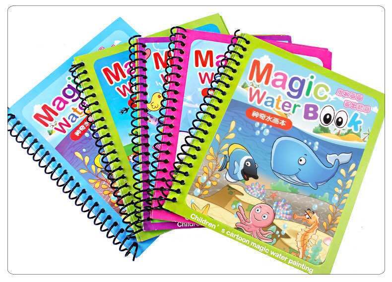 Magic Water Painting Book for Kids: Coloring & Activity Book