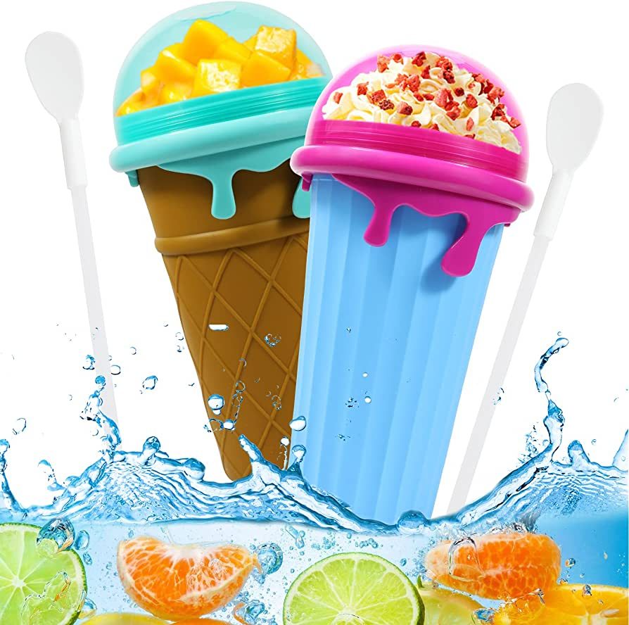 500ml Large Capacity Slushy Cup - Quick-Frozen Smoothies - Summer Refreshment for Kids and Adults