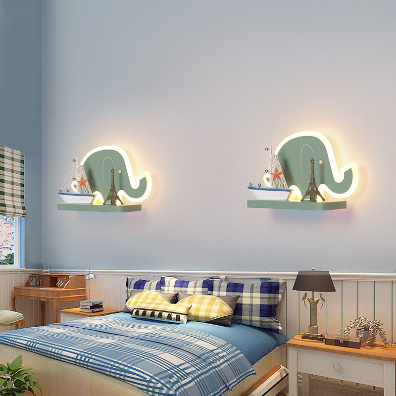 Nordic Minimalist Bedroom Children's Room LED Wall Lamps - Minihomy