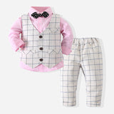 Spring Boy Gentleman Dress Suit