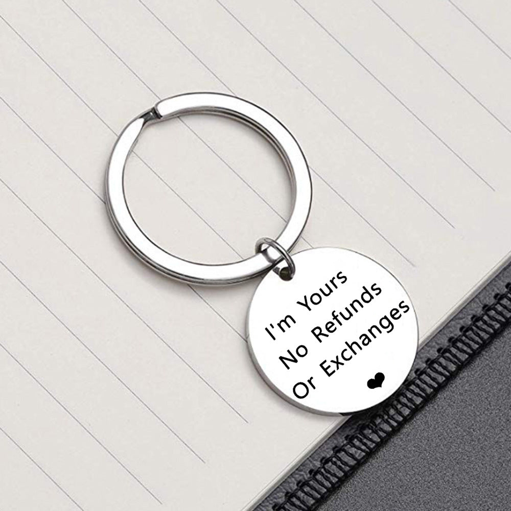 Stainless Steel Keychain Valentine Father's Day Gift