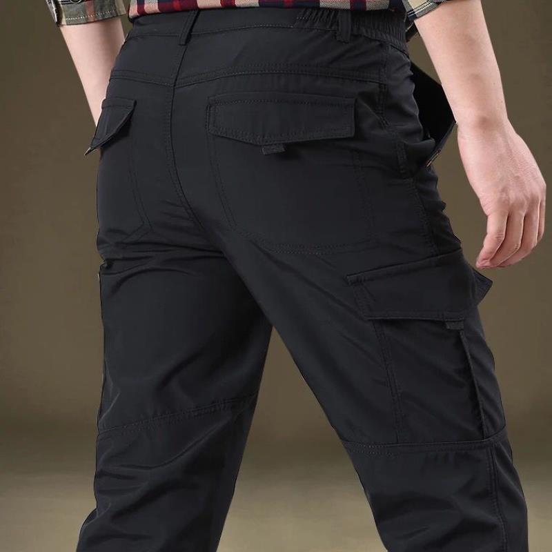 Multi-pocket sports loose cargo pants