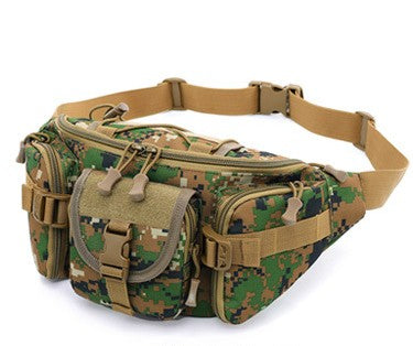 Outdoor Large-capacity Waterproof Waist Tactical Travel Riding Chest Multi-function Bag