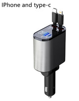 100W Super Fast Car Charger - Metal USB & Type-C Adapter