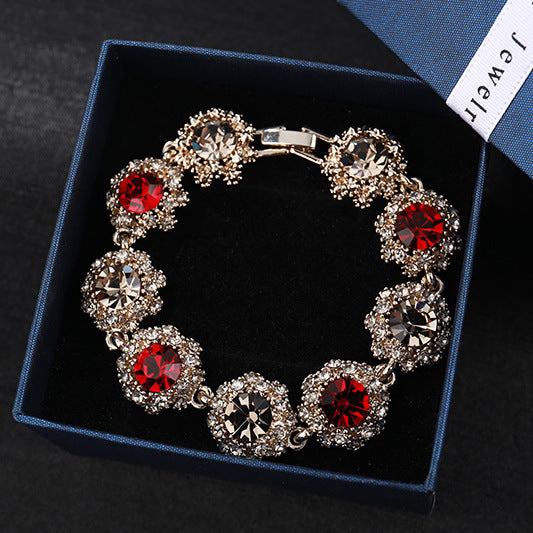 Super Flash Rhinestone Vintage Crystal Bracelet