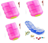 Travel Pill Organizer 10 Grid Moisture-Proof Pills Box