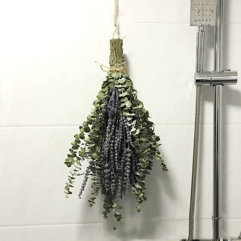 Bath Home Decor Natural Dried Flowers Lavender Immortal Eucalyptus Leaves: Bring Nature Indoors