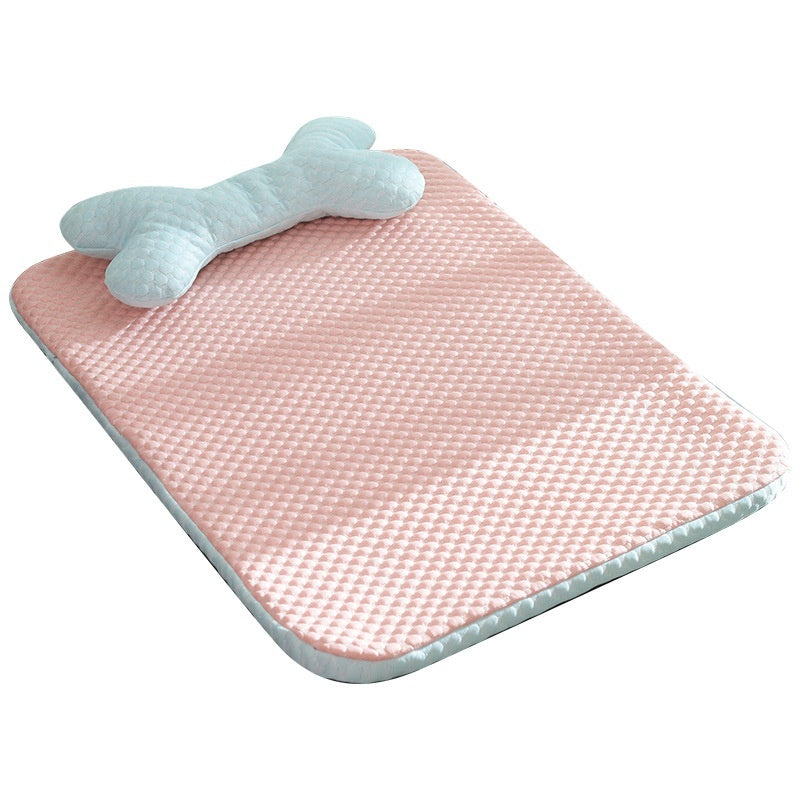 Breathable Cooling Dog Bed Mat for Small & Medium Dogs & Cats - Non-Slip, Summer Pet Supplies - Minihomy