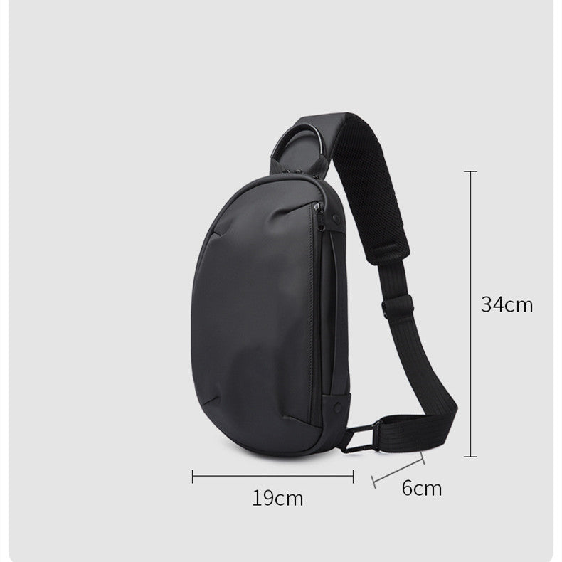 One Shoulder Chest Bag For Men's Casual Waterproof Crossbody - Minihomy