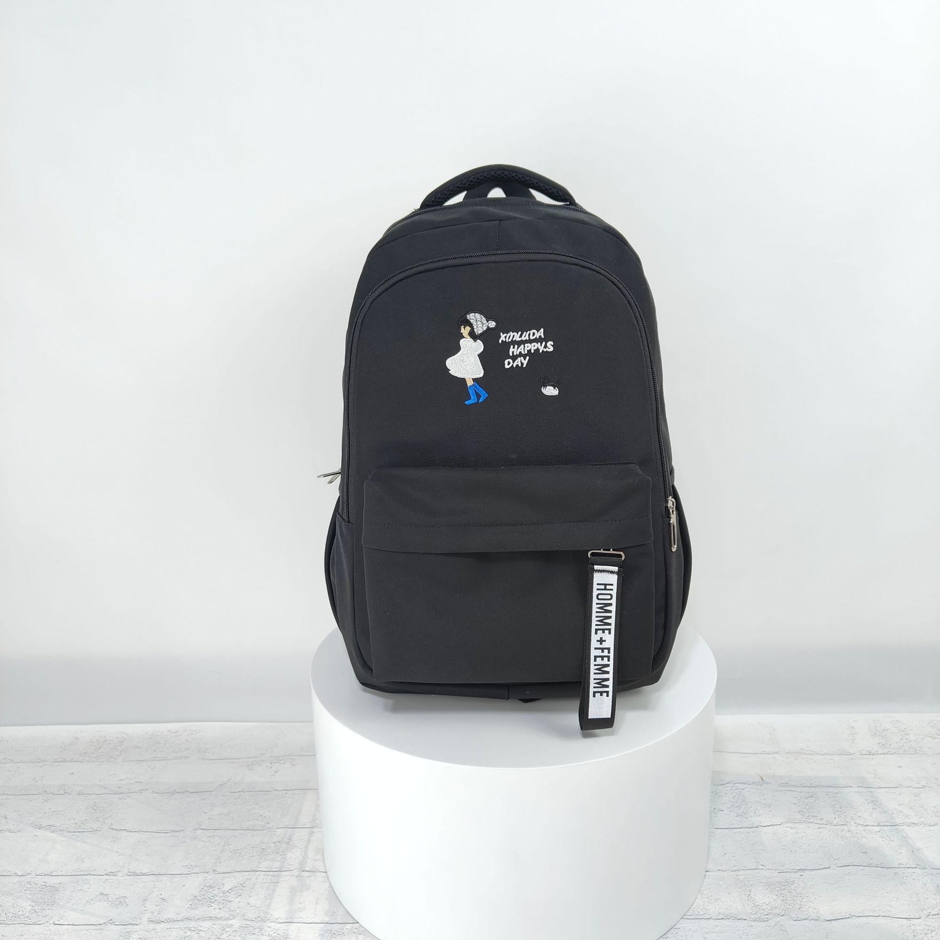 Large Capacity School Backpack: Casual & Multi-Functional