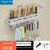 Kitchen Stainless Steel Knife Holder Punch-free Chopstick Canister Storage Hook Rack - Minihomy