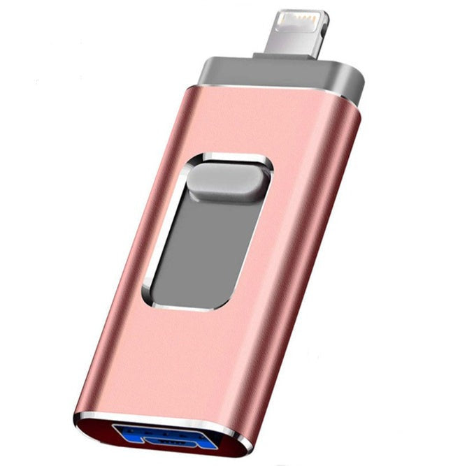 Four-in-one Small Push-pull Metal USB Drive