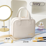 PU Large Capacity Travel Makeup Storage Organizer Cosmetic Bag