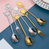 Japanese Style Stainless Steel Cartoon Sunflower Spoon - Minihomy