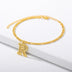 Initial Gold Letter Anklet Alphabet Pendants Jewelry - Minihomy