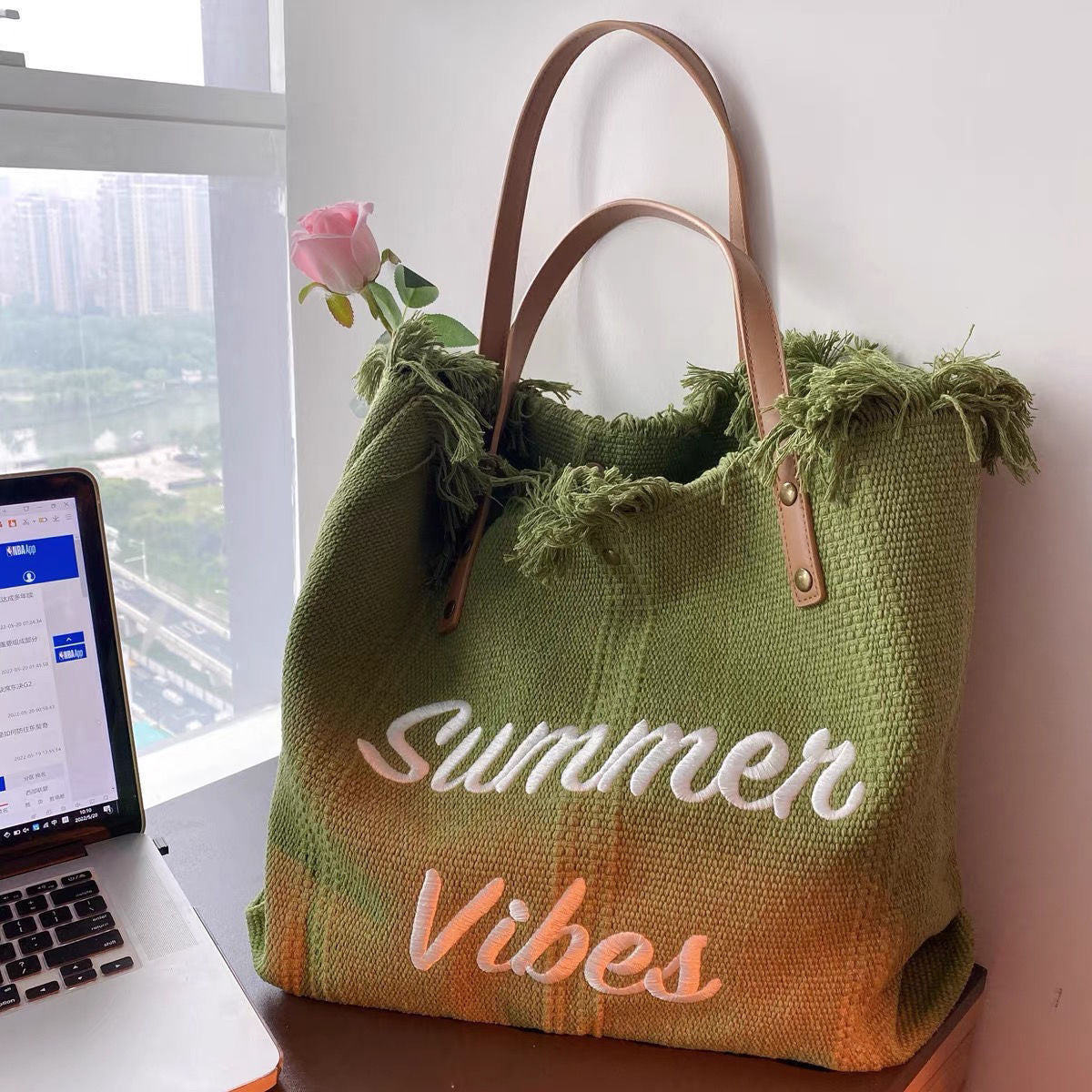 Beach Bag Travel Tote