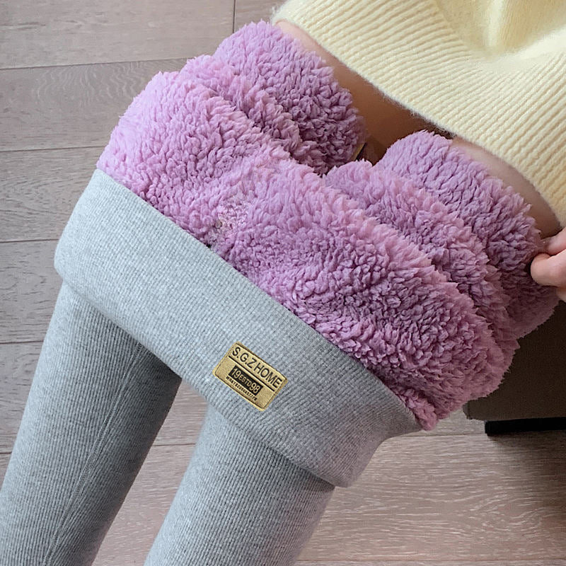 Women's Outerwear Winter Fleece-lined Thick Warm Pants