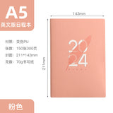 2024 Daily Planner: English Schedule Book - 365 Days - Minihomy