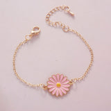 Women's Simple Alloy Daisy Bracelet