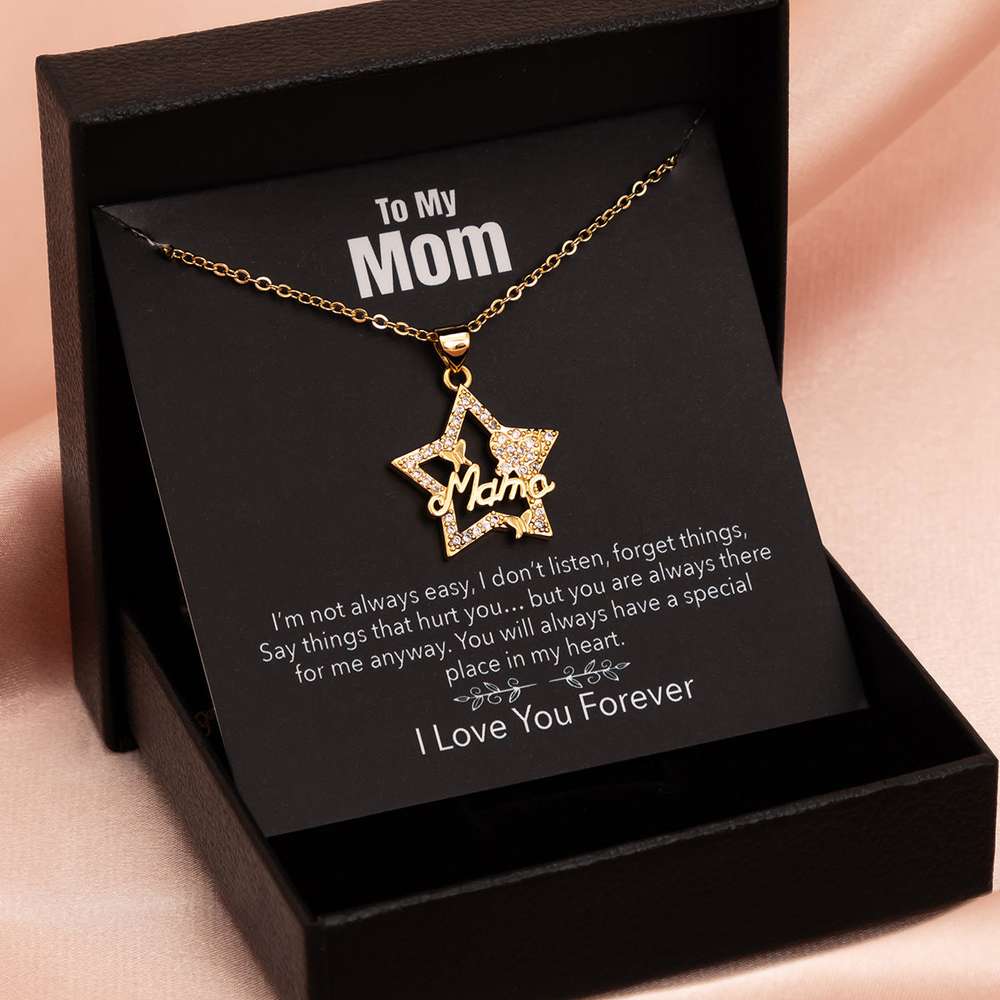 Mother's Day Necklace Gift Box Love Necklace For Women Fine Jewelry Women Accessories Fashion Jewelry - Minihomy