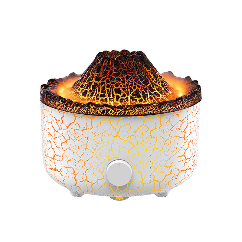 Creative Volcano Humidifier - Aromatherapy Machine with Jellyfish Air Flame Effect - Minihomy