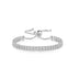 Bracelet White Suit Zircon Tennis Pull - Minihomy