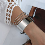 Metal Bracelet Simple Hollow Bracelet