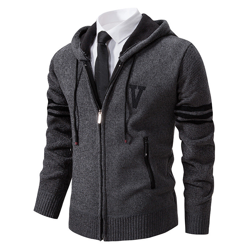 Winter Men's Sweater Knitwear Coat