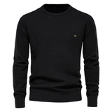 Men's Casual Round Neck Pullover Sweater