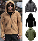 Men's Outdoor Keep Warm Liner Fleece Sweater Cold-proof Shell Jacket