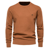 Men's Casual Round Neck Pullover Sweater