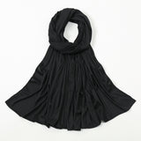 Women's Knitted Thread Cotton Striped Solid Color Scarf