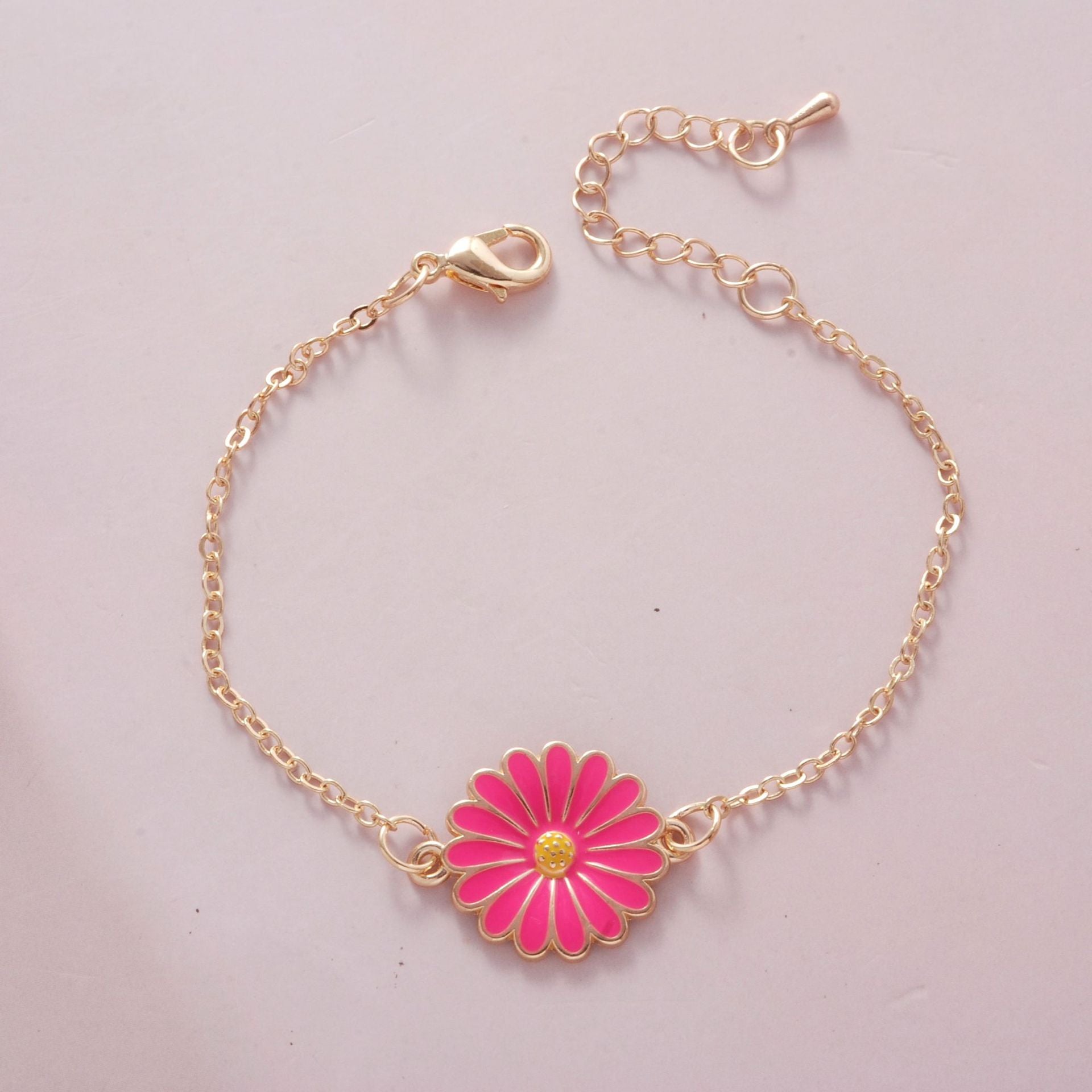 Women's Simple Alloy Daisy Bracelet