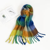 Women's Autumn And Winter Mohair Scarf